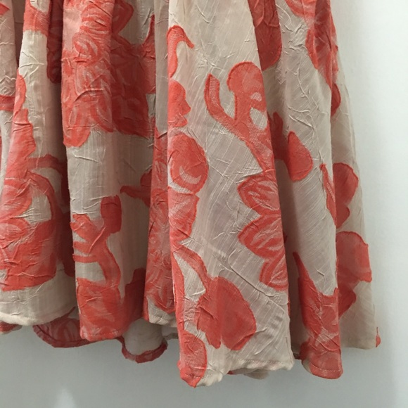 Eva Franco coral dress size 2 - Picture 6 of 8